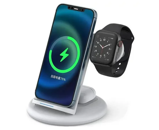 БЗУ WIWU Power Air 3 in 1 wireless charger White