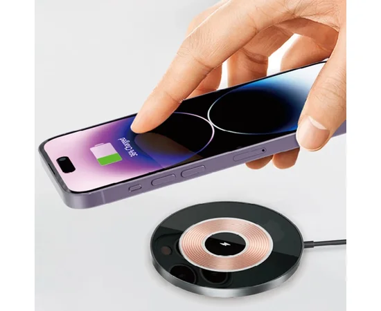 БЗУ WIWU Wi-W008 15W wireless charger Grey