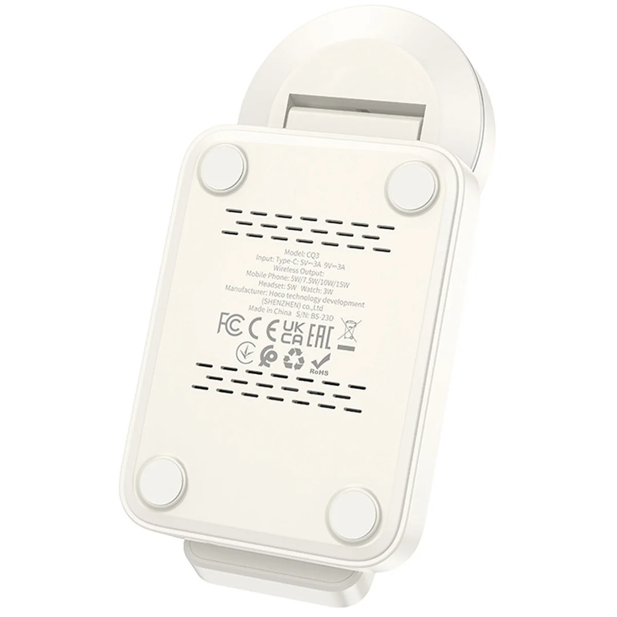 БЗУ Hoco CQ3 Motorcycle 3in1 Milky White