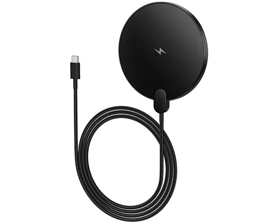 БЗУ Hoco CW62 Peak with digital display and cable 15W Black