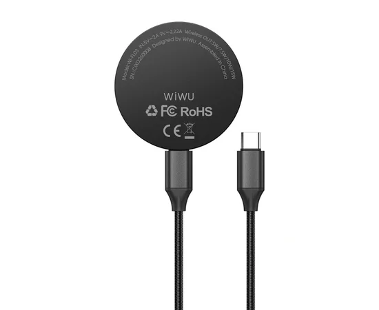 БЗУ WIWU Wi-W034 Kevlar Wireless Charger Black