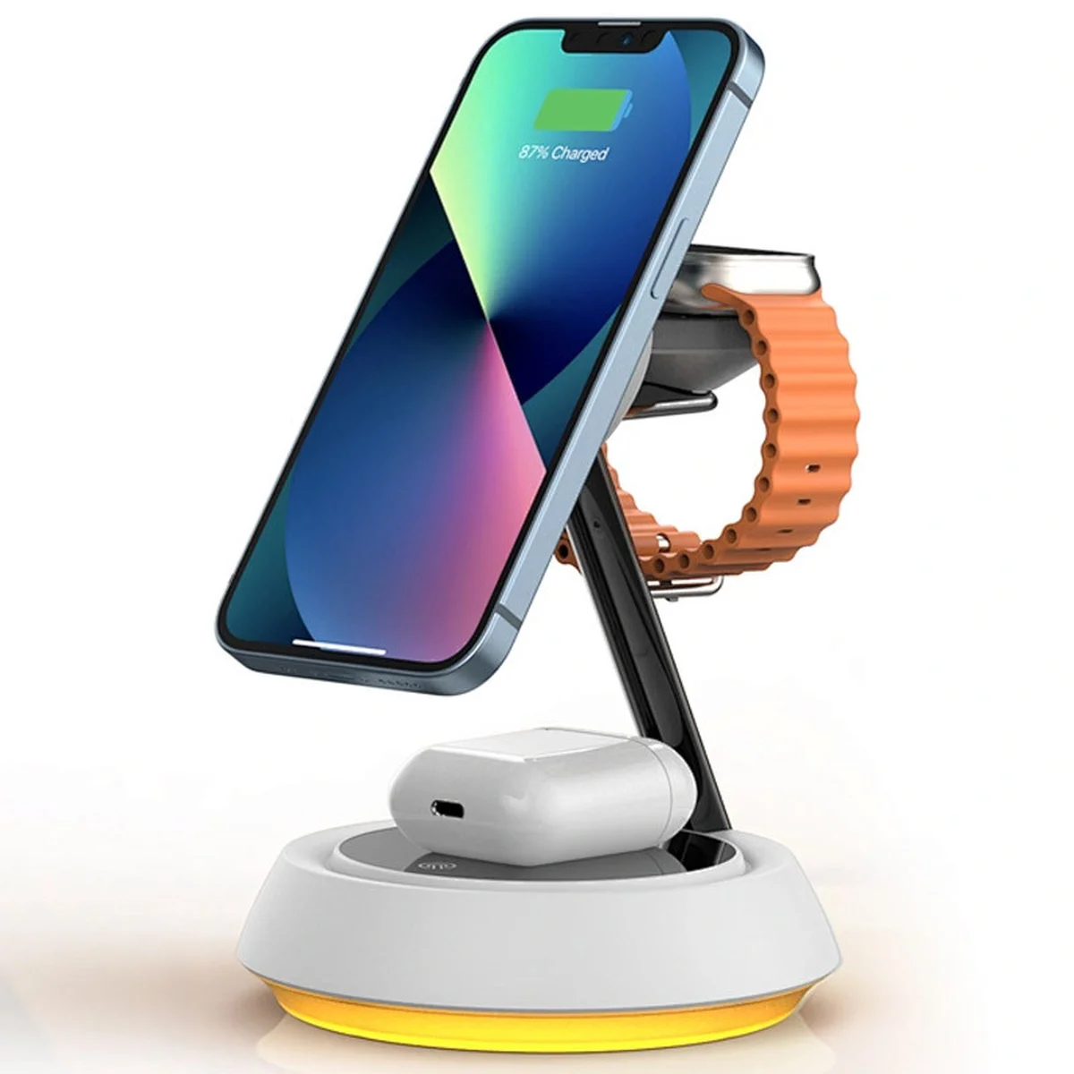 БЗУ WIWU Wi-W002 3 in 1 Wireless Charger White