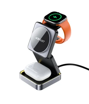 БЗУ Acefast E20 desktop 3-in-1 Black