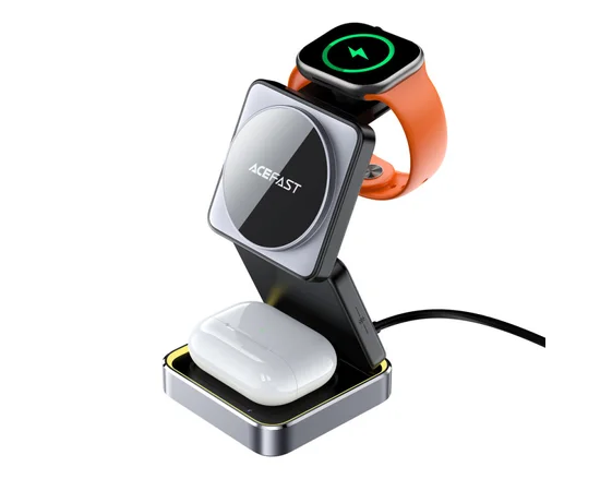 БЗУ Acefast E20 desktop 3-in-1 Black