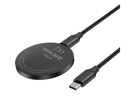 БЗУ WIWU Wi-W034 Kevlar Wireless Charger Black