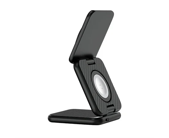 БЗУ WIWU Wi-W035 Mag Go 3 in 1 Wireless Charger Black