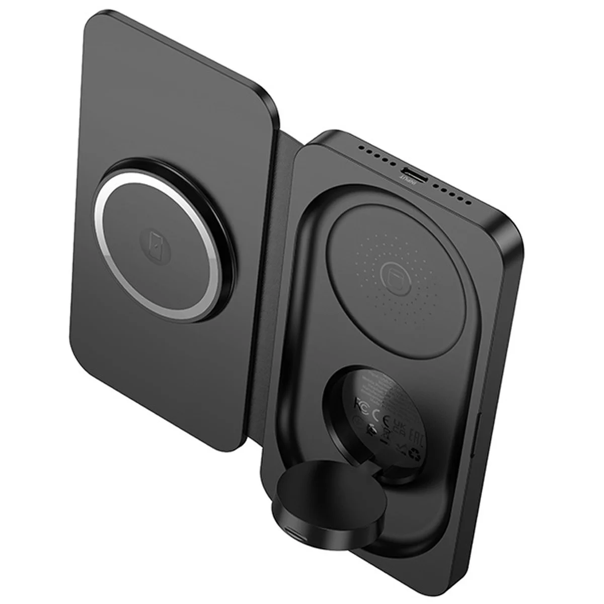 БЗУ Hoco CQ13 Triumph 3in1 travel folding Black