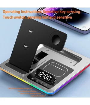 БЗУ + часы A93 4in1 Silver