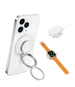 БЗУ WIWU Wi-W027 3 in 1 Wireless Charger White