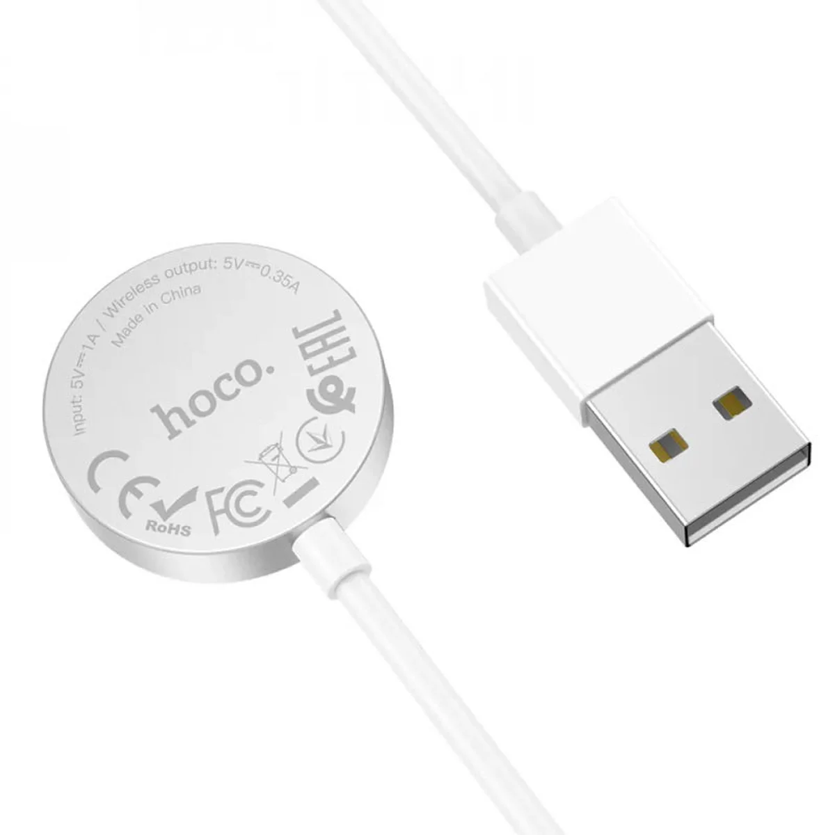 БЗУ Hoco CW39 Wireless charger for iWatch (USB) White