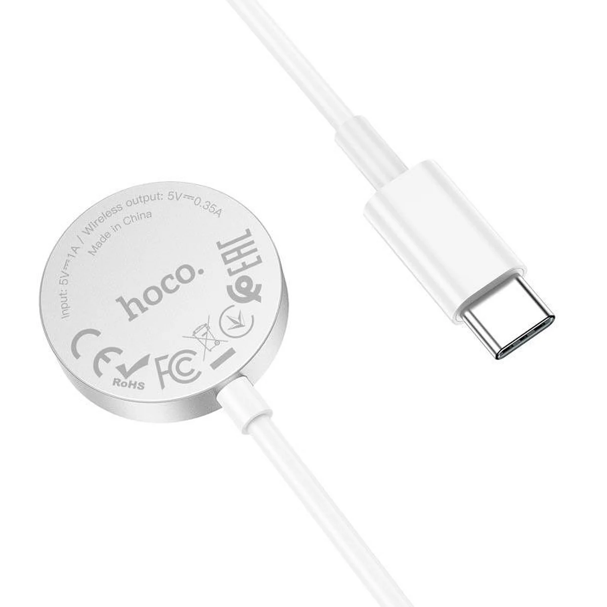 БЗУ Hoco CW39C Wireless charger for iWatch (Type-C) White