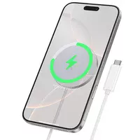 БЗУ Hoco CW63 Fast Qi2 magnetic 15W White