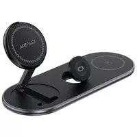 БЗУ Acefast E19 Qi2 desktop 3-in-1 Black