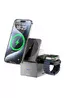БЗУ WIWU Wi-W030 Planeta Trio 3 in 1 Cableless charger Gray