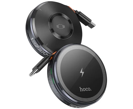 БЗУ Hoco CQ18 Flash 2in1 Magnetic + iWatch (з retractable cable Type-C)