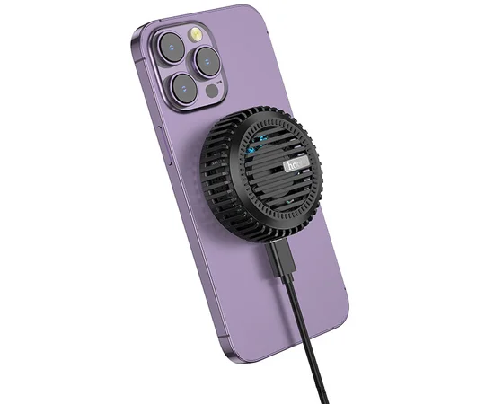 БЗУ Hoco CW57 Air-cooled 15W magnetic wireless fast charger Black