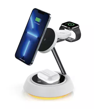 БЗУ WIWU Wi-W002 3 in 1 Wireless Charger White