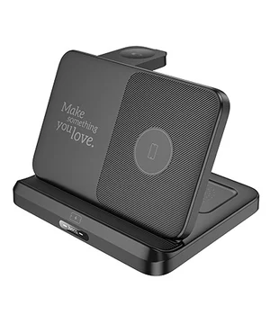 БЗУ Hoco CQ7 Fold Charge 3-in-1 Black