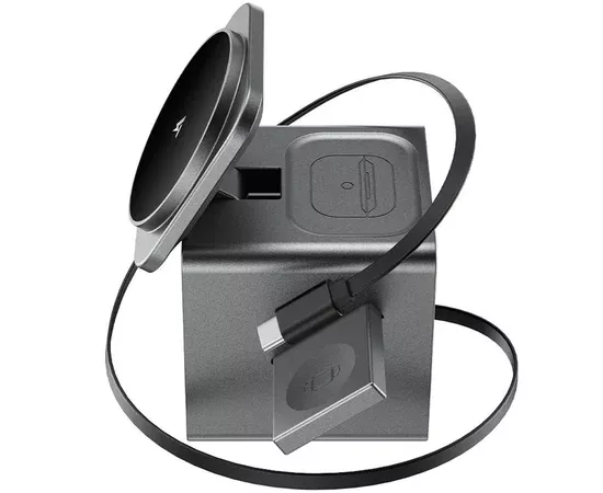 БЗУ Acefast E34 3in1 15W Gray