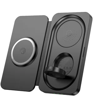 БЗУ Hoco CQ13 Triumph 3in1 travel folding Black