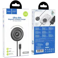 БЗУ Hoco CW61 Phantom magnetic with digital display Black