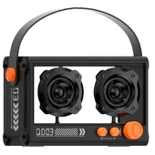 Bluetooth колонка QD03 Transparent с микрофоном Black
