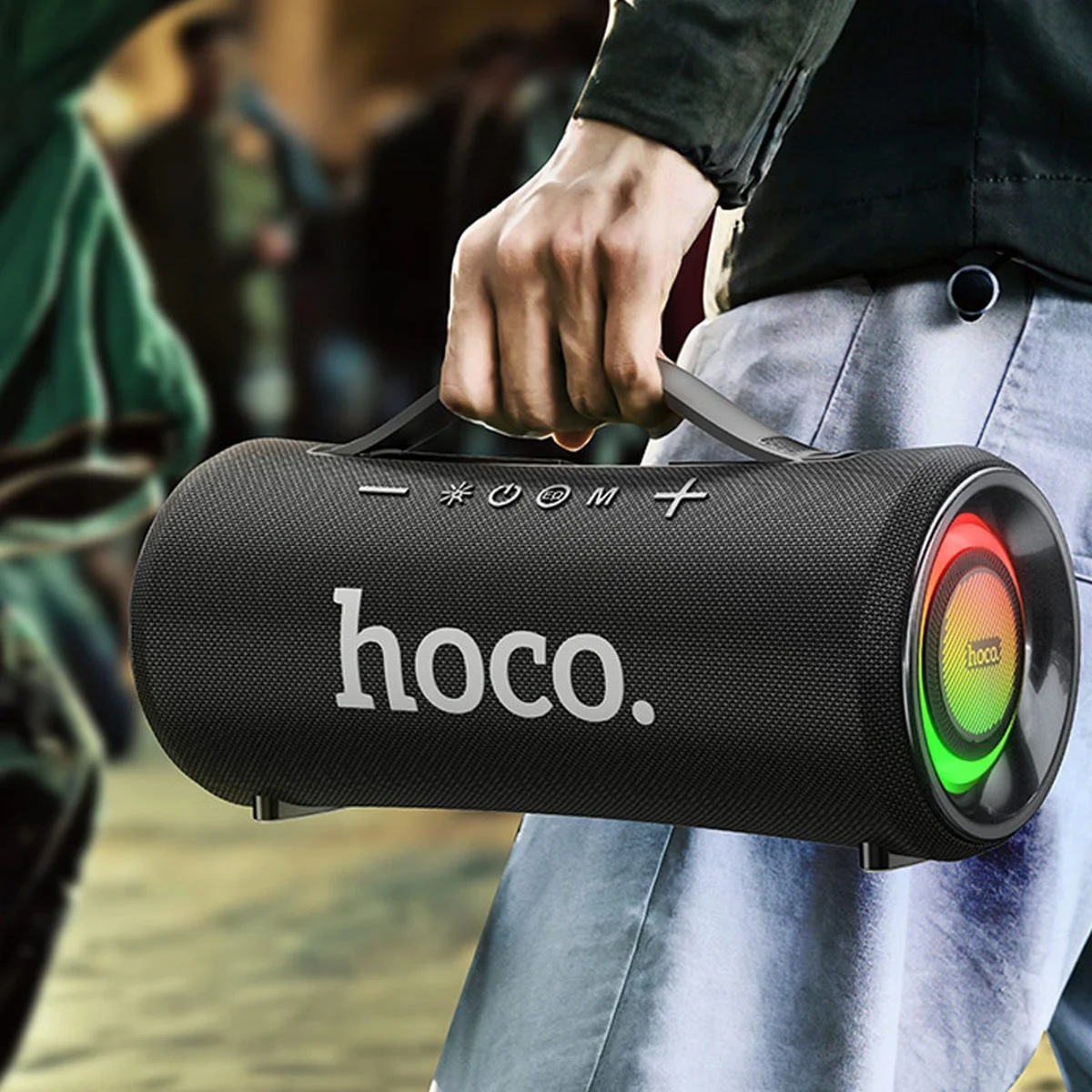 Bluetooth колонка Hoco HA10 Oleada outdoor Black