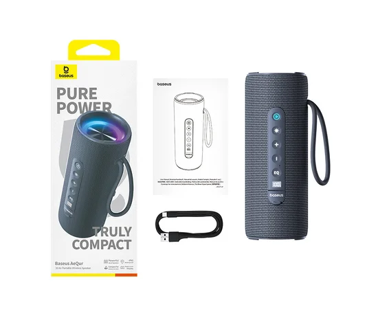 Bluetooth Колонка Baseus OS AeQur 30 Air (A20072600826-00) Twilight Grey