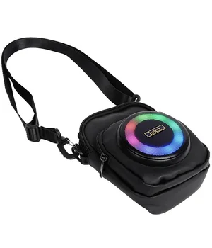 Сумка кросс-боди со встроенной колонкой Hoco HC41 Wave Bass Black