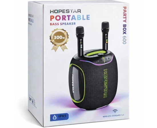 Bluetooth колонка Hopestar PartyBox 600 300W Black