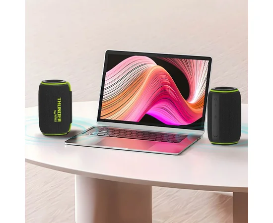 Bluetooth Колонка WIWU H5 Thunder Wireless Portable Speaker Black