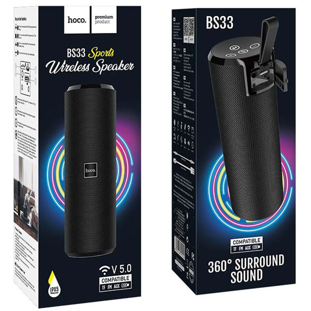 Bluetooth Колонка Hoco BS33 Черный