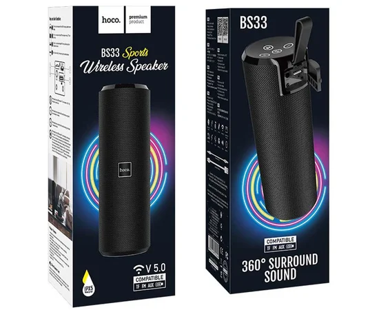 Bluetooth Колонка Hoco BS33 Черный