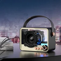 Bluetooth колонка QD05 Retro Style Black