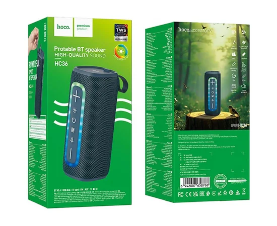 Bluetooth Колонка Hoco HC36 Brocade sports Navy Blue