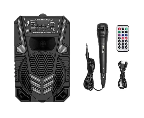 Bluetooth колонка Hoco DS06 с микрофоном Черный