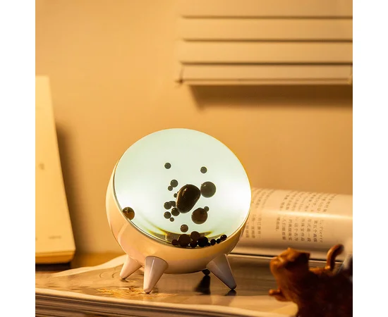 Музична ритмічна декоративна лампа CLT-002 з ферорідкістю White