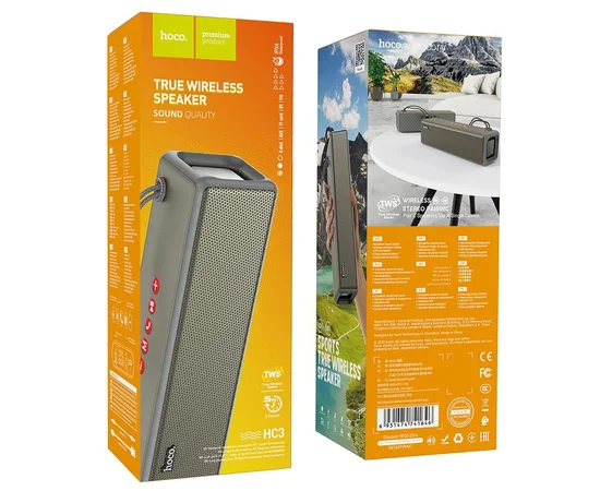 Bluetooth Колонка Hoco HC3 Bounce Серый