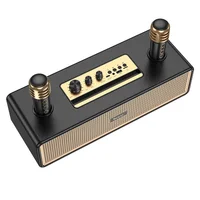 Bluetooth Колонка Hoco BS63 Graceful + два микрофона Black