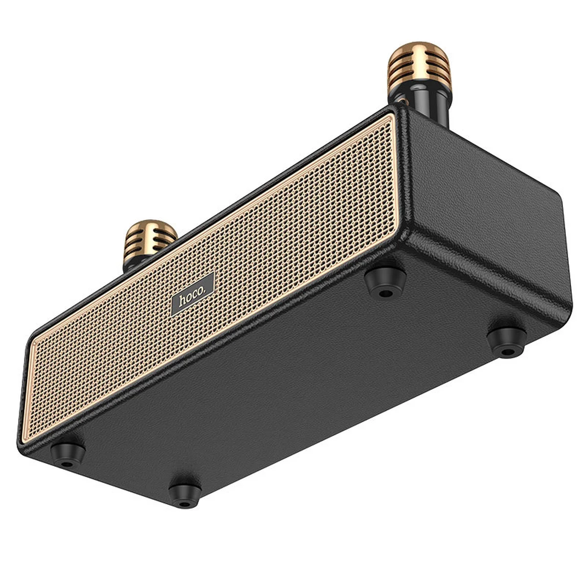 Bluetooth Колонка Hoco BS63 Graceful + два микрофона Black