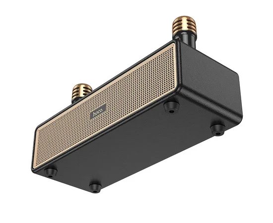 Bluetooth Колонка Hoco BS63 Graceful + два микрофона Black