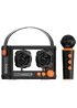 Bluetooth колонка QD03 Transparent с микрофоном Black