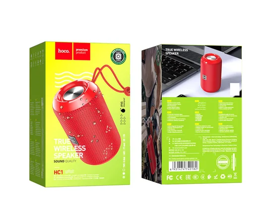 Bluetooth Колонка Hoco HC1 Trendy Sound Красный