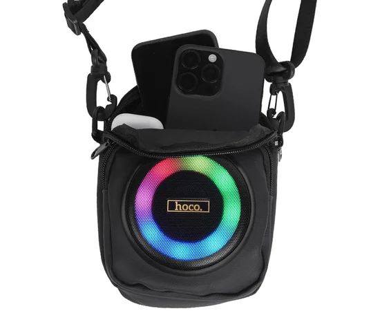 Сумка крос-боді із вбудованою колонкою Hoco HC41 Wave Bass Black