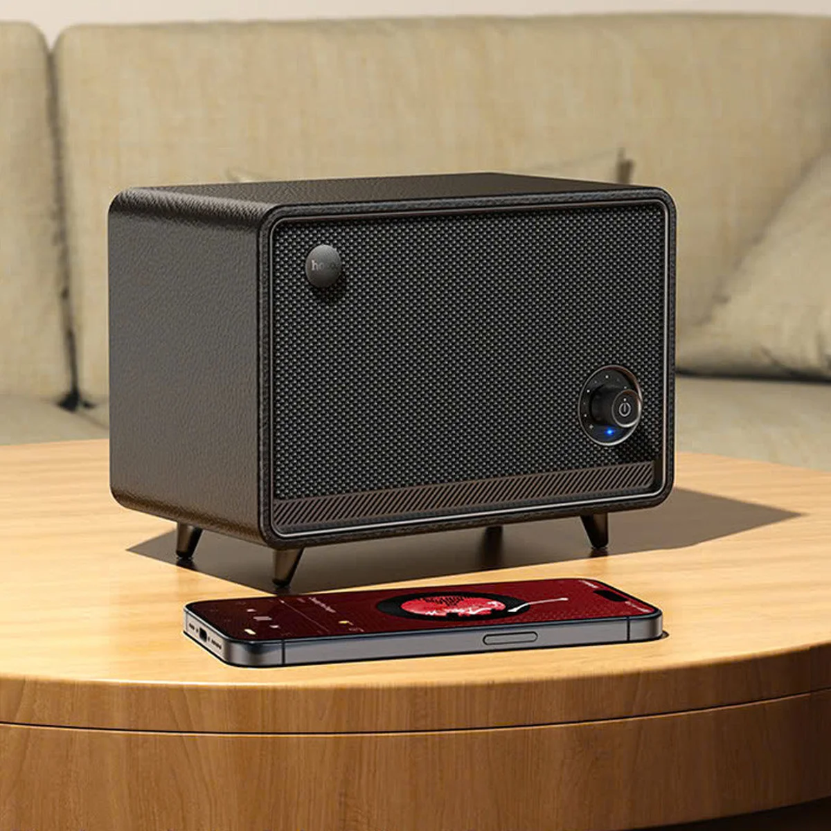 Bluetooth Колонка Hoco BS65 Pearl Retro Black