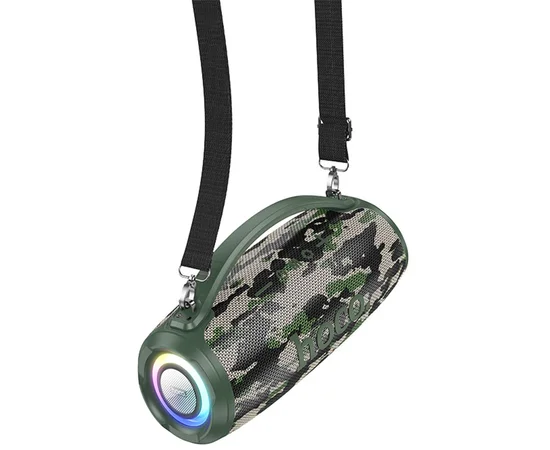Bluetooth колонка Hoco HA4 Surge outdoor Camouflage Green