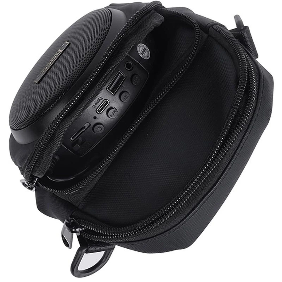 Сумка кросс-боди со встроенной колонкой Hoco HC41 Wave Bass Black