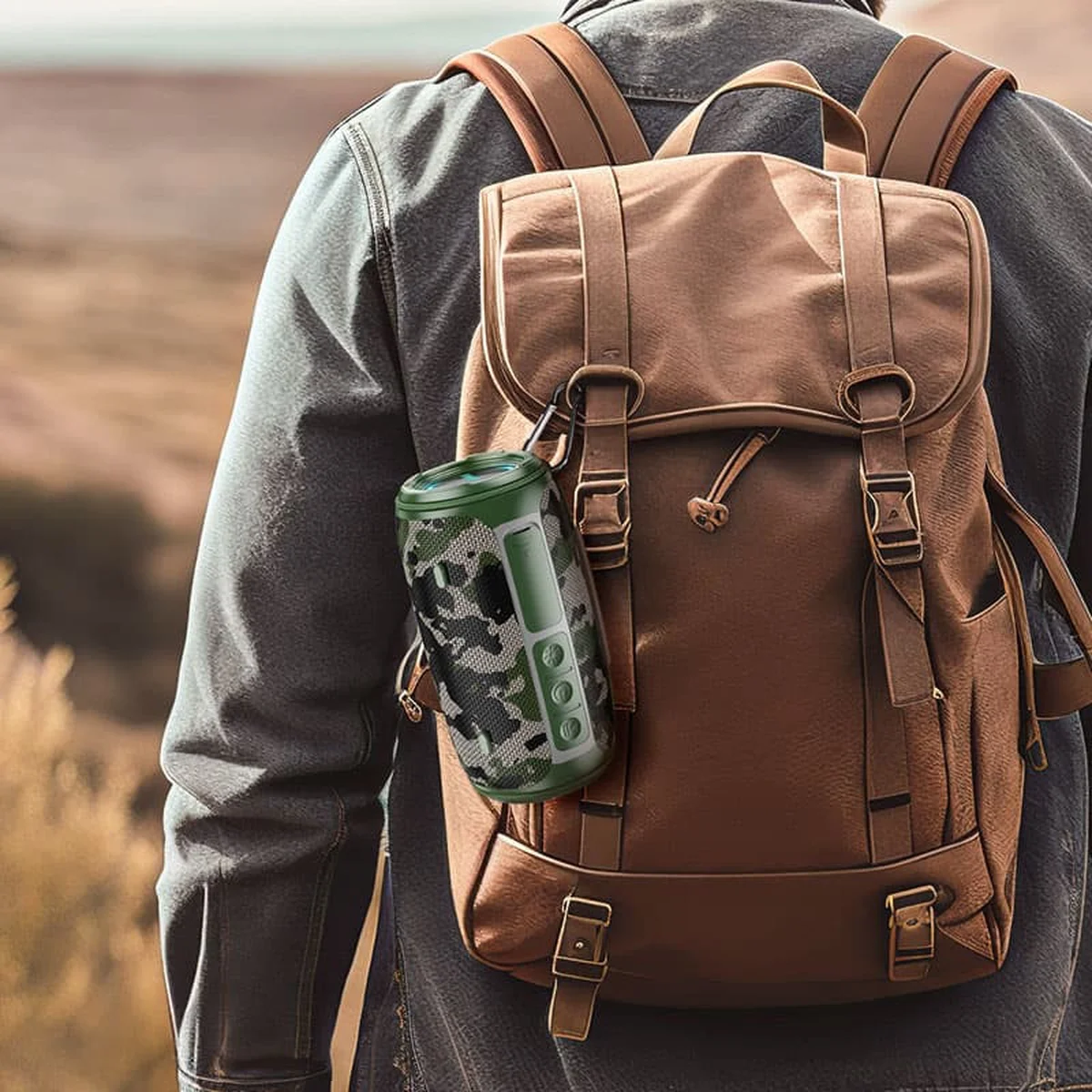 Bluetooth Колонка Borofone BR38 Free-flowing sports Camouflage Green