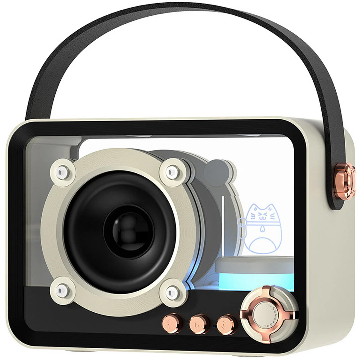 Bluetooth колонка QD05 Retro Style Biege