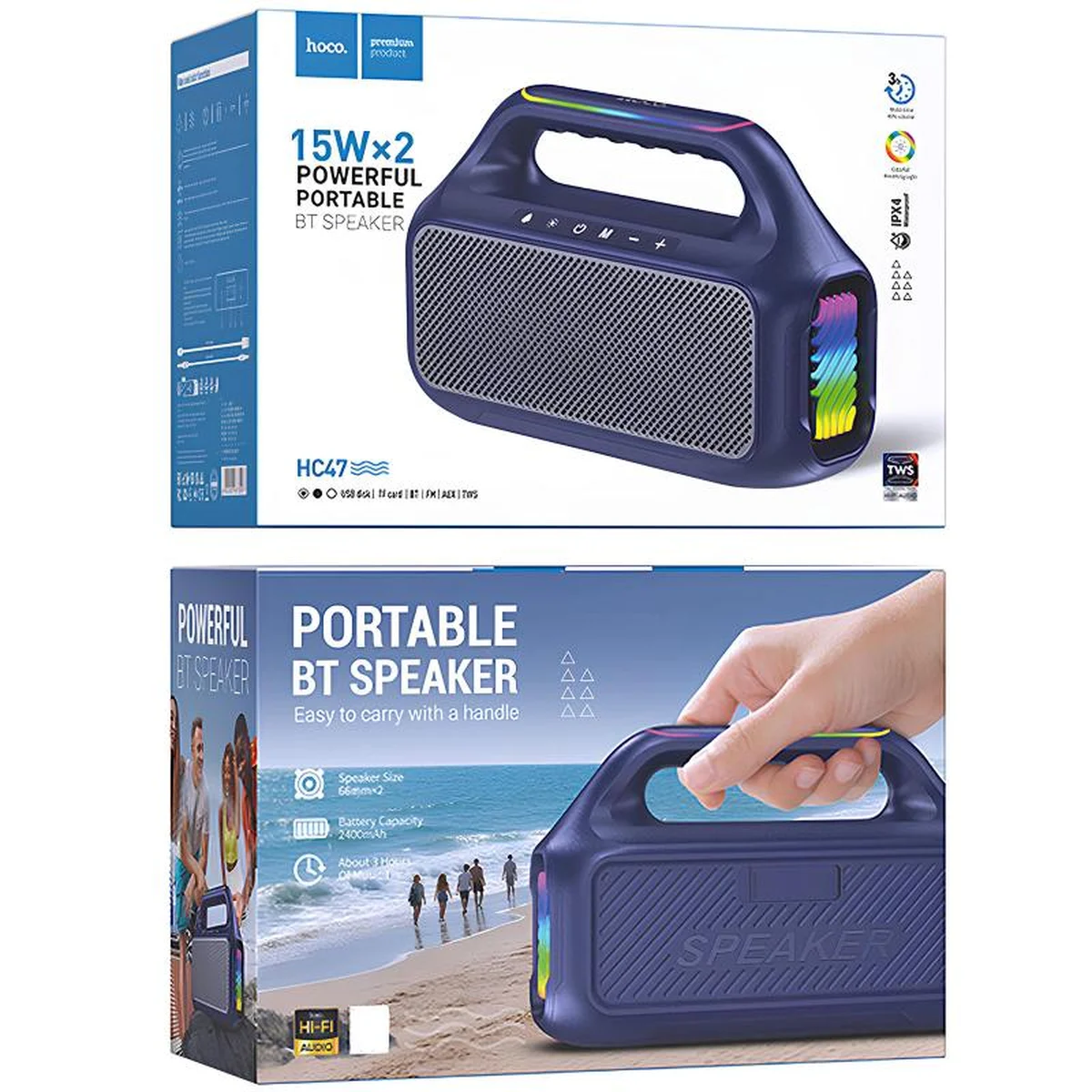 Bluetooth Колонка Hoco HC47 Delight Blue